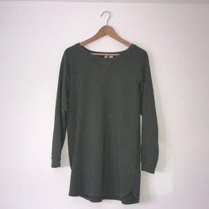 Olive Green Sweater Dress